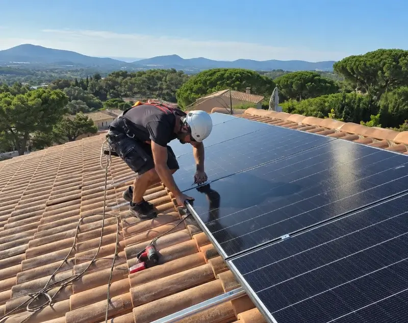 Installateur panneaux solaires Allonzier-la-Caille — pose photovoltaïque sur toiture